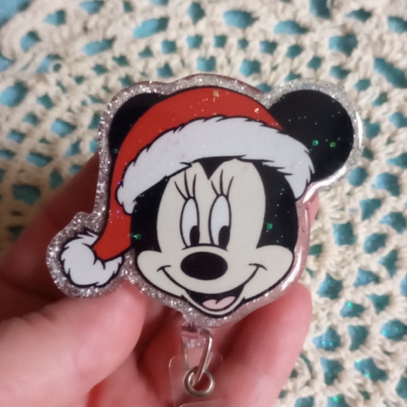 Disney Minnie Mouse Christmas Pin - Picture 1 of 6